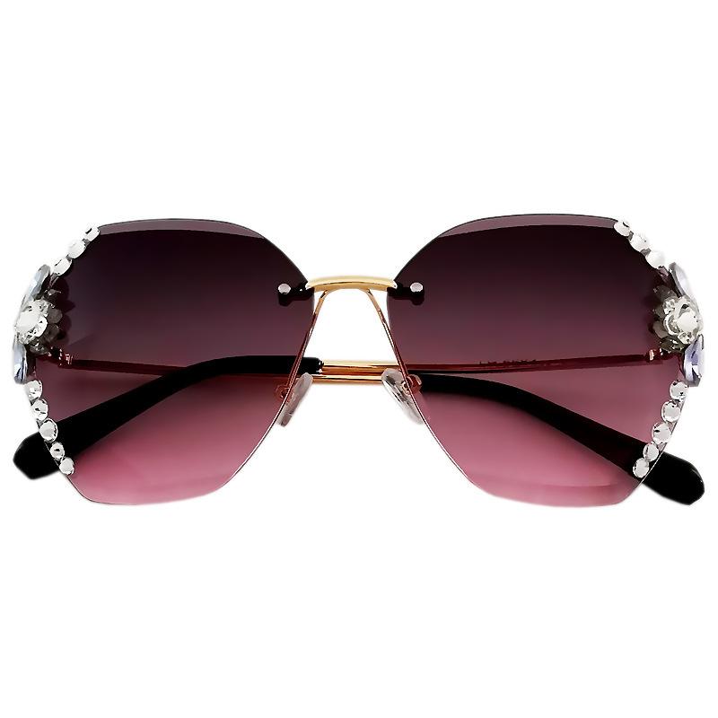 Солнцезащитные очки Diamond Inspired, женские модные солнцезащитные очки Sense Ins, персонализированные очки для уличной фотографии