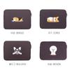 Intzone Dog Character Laptop Pouch INTC-340X, Beagle Charcoal Black