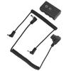 Dummy Battery External Power Supply with DTAP Cable DC Bend Wire for Sony NPF550 NPF570 NPF970