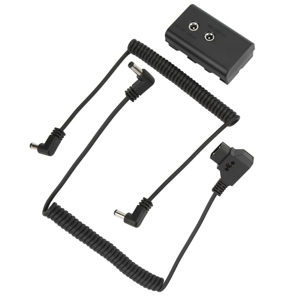Dummy Battery External Power Supply with DTAP Cable DC Bend Wire for Sony NPF550 NPF570 NPF970