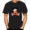 Повседневная футболка с принтом из аниме Dragon Ball, летняя футболка с коротким рукавом и круглым вырезом, мягкая дышащая хлопковая футболка