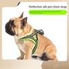 2023 Новая дышащая удобная шлейка для домашних животных, шлейка для собак среднего и большого размера, светоотражающий шелковый материал, для удерживания собак в руках