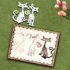 Cats Metal Dies for DIY Scrapbooking Cutting Templates for Cardmaking, Paper Art Craft Supplies