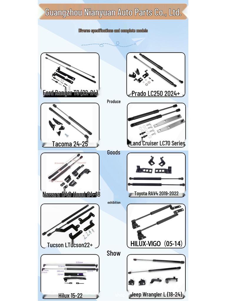 Fits 2024+ Toyota Prado Land Cruiser LC250 Hood Support Rod Strut