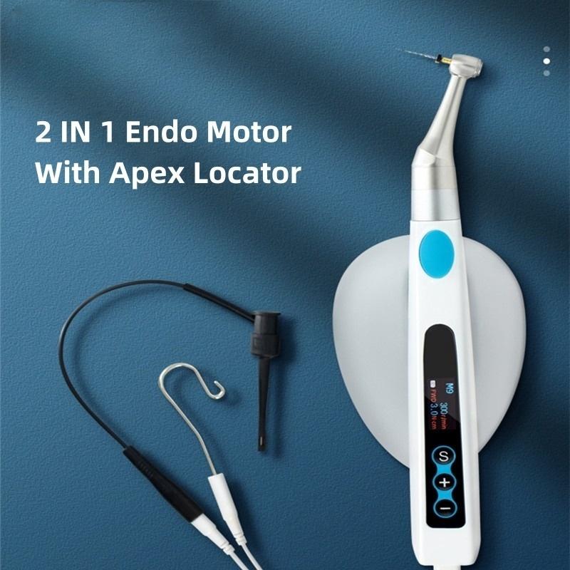 Дентальный эндодонтический мотор с апекслокатором 2 в 1 эндомотор 16:1 Contra Angel для лечения корневых каналов Базовый стоматологический инструмент