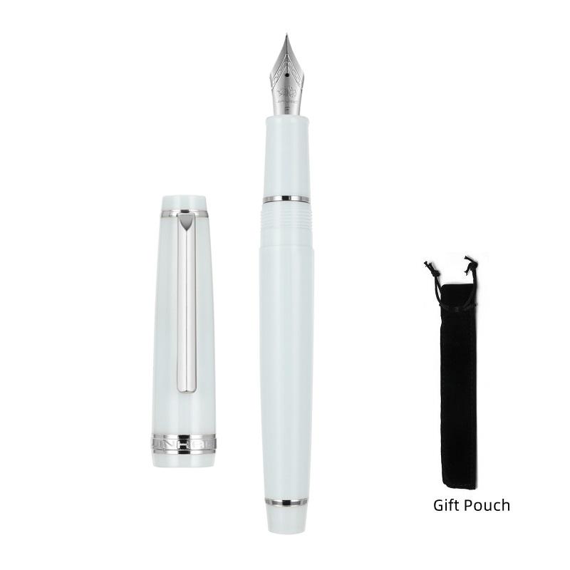 Перьевая ручка Jinhao 82 Fresh Color, серебряная отделка, акриловый корпус, тонкое перо для письма каллиграфии