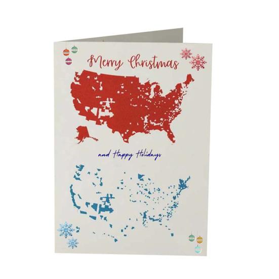 1/10/20/30 шт. Счастливого Рождества Америка Открытки Патриотические праздничные поздравительные открытки Президентские выборы Рождественские открытки для рождественской новогодней вечеринки