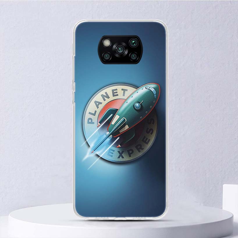 Futurama Planet Express Soft Case For Xiaomi Poco X7 X6 X5 X4 X3 Nfc F7 Ultra F6 F5 Pro Phone Cover F4 Gt F3 M5S M4 M3 M5 M6 Coq