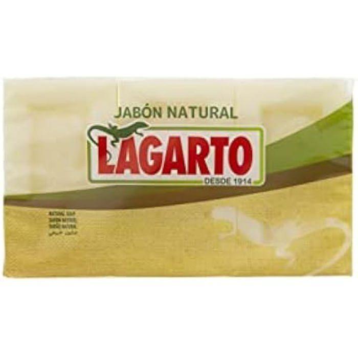 Savon - LAGARTO - Pastille Naturel - Pack de 3 - 200 g chacun - Mixte