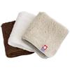 Imabari Towel Resort Hotel Style Towel Set of 3 Handkerchiefs, (Beige, Brown, White)