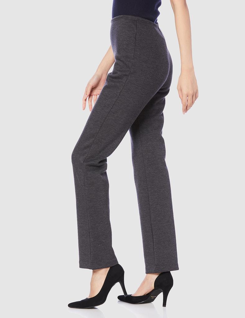 Ariki Прямые 80 см Угольный Размер Женские брюки на флисовой подкладке, Внутренний шов, Серый, LL, 5043-80