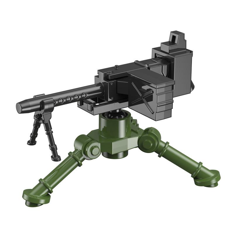 Infantry Gun Mountain Cannon Military Weapon Equipment Building Block Doll Heavy Weapon Accessories Toy