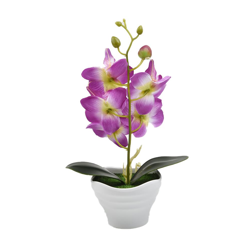 Искусственный цветочный сад, пластиковый стол, центральные аксессуары, пять головок