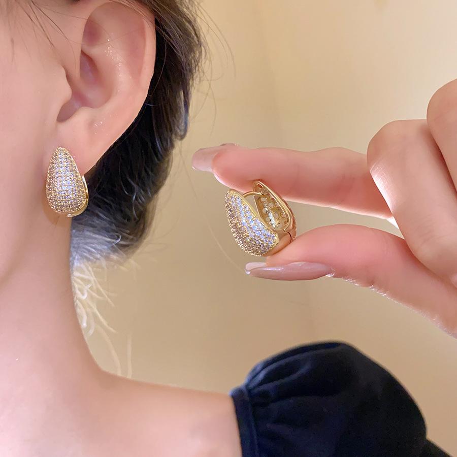 Silver Needle Super Fairy Elegant Bow Flower Stud Earrings French Light Luxury Earrings Literary Style Sweet Versatile Earrings