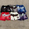 Y2K Harajuku Men Shorts Rhinestone Letter Print Cotton Sweatpants Fashion NEW Hip Hop Basketball Streetwear Loose Casual Shorts