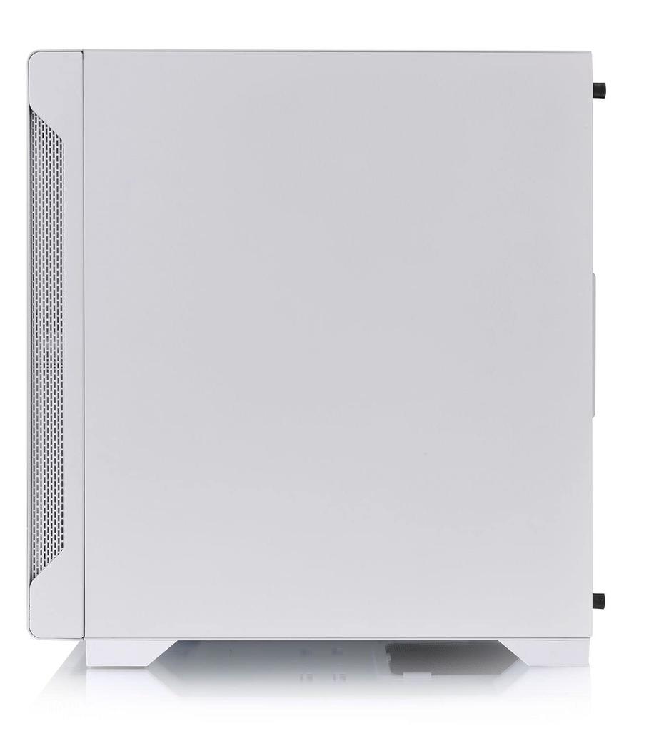 Корпус для ПК Thermaltake S100 TG Snow Edition из закаленного стекла Mini Tower, белый, с панелью-распашкой CS7886 CA-1Q9-00S6WN-00