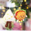 Cheese Cheese Schoolbag Burger Pendant Car Doll Cute Plush Children's Ornaments with Doll Keychain