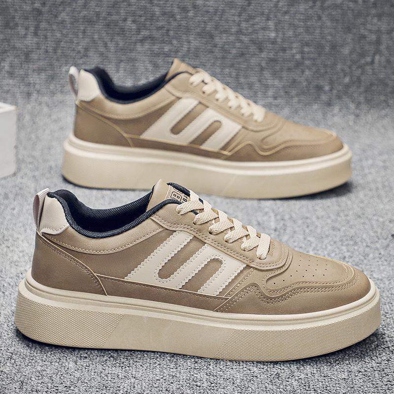 Весна новая мужская обувь для скейтборда модный тренд повседневная обувь низкий верх дышащая студенческая спортивная обувь мужская толстая подошва увеличивает рост