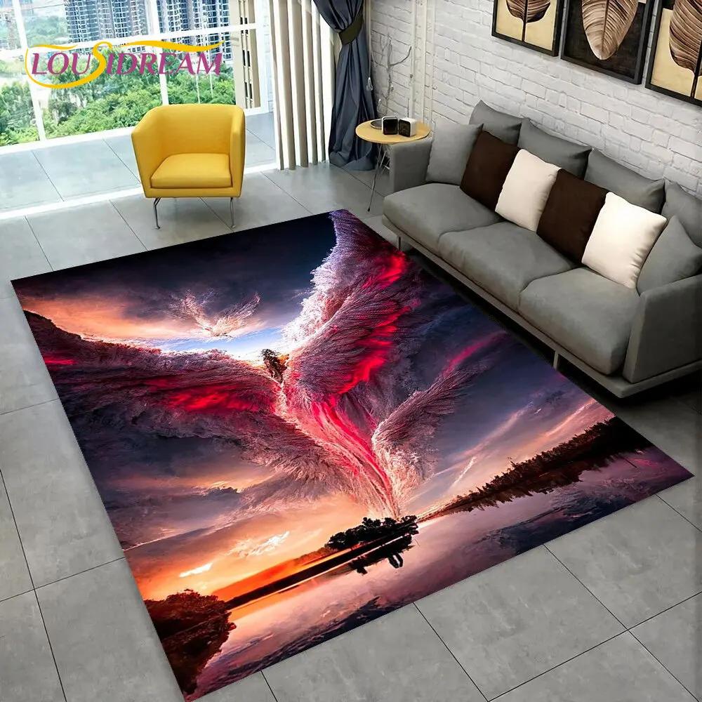 3D Natural, Tornado, Cloud Twister, большой коврик, ковер для гостиной, спальни, дивана, коврик для украшения, нескользящий напольный коврик