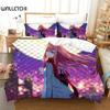 3D Print Anime Darling In the Franxx Zero Two 02 Bedding Set Boys Girls Twin Queen Size Duvet Cover Pillowcase Bed Kids Adult