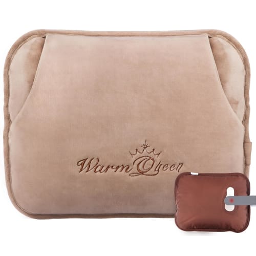 Great Home JP Rechargeable Hot Water Bottle [Large Size & Insulated Pocket-Shaped Design] Eco-Friendly Hot Water Bottle, Retains Heat for 5-15 Hours,