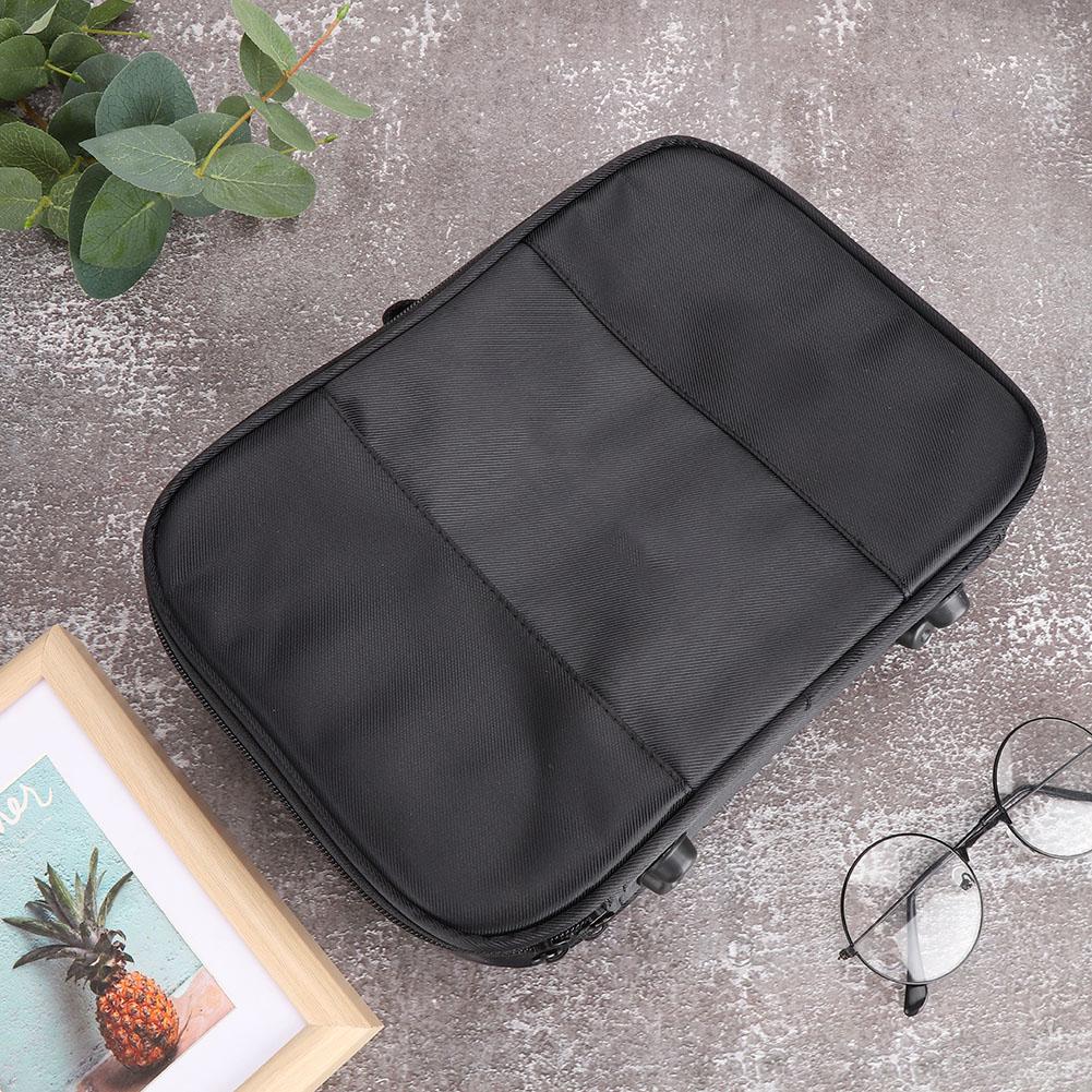 Portable Hair Tools Scissors Comb Clips Storage Bag Hairdressing Hair Stylist BagBlack