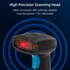 1D 2D Barcode Scanner Handheld USB Wirelss Bar Code Reader Manual Trigger/Auto Continuous Scanning