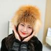 Новая женская зимняя шапка, однотонная многофункциональная шапка Skullies, женская толстая теплая пушистая меховая шапка