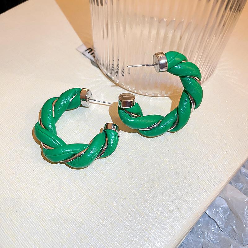 Серьги-гвоздики Green Flower Temperament Same, Серьги-гвоздики, Фабрика сережек