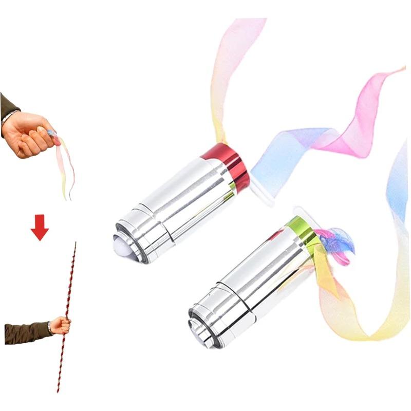 2 шт. Карманный посох, Растягивающаяся Выдвижная Волшебная палочка Портативный Компактный Мини Реквизит для Фокуса для Профессионального Фокусника Сценическое Выступление