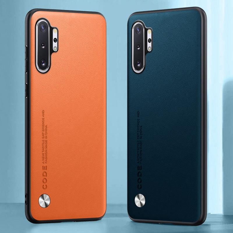Роскошный чехол из искусственной кожи для Samsung Galaxy Note 10 Plus, задняя крышка, силиконовый чехол для телефона с полной защитой для Samsung Note10 Plus 5G