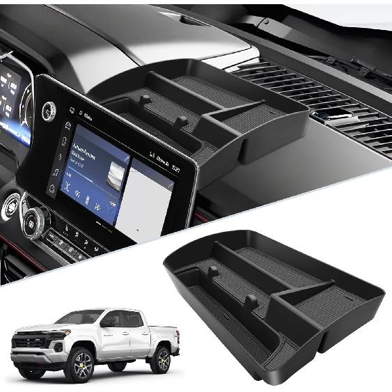 SKTU для 2024 2025 2026 Colorado Органайзер на приборную панель -2026 Chevy Colorado/Canyon Органайзер за экраном 2024 2025 2026 Аксессуары Chevy Colorado
