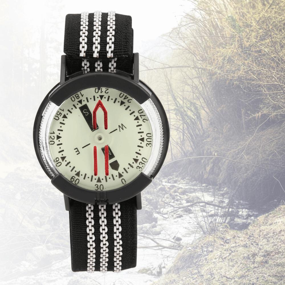 Pressure Resistant Waterproof Compass Wrist Strap Type Navigation Compass Dive Compass  Hiking