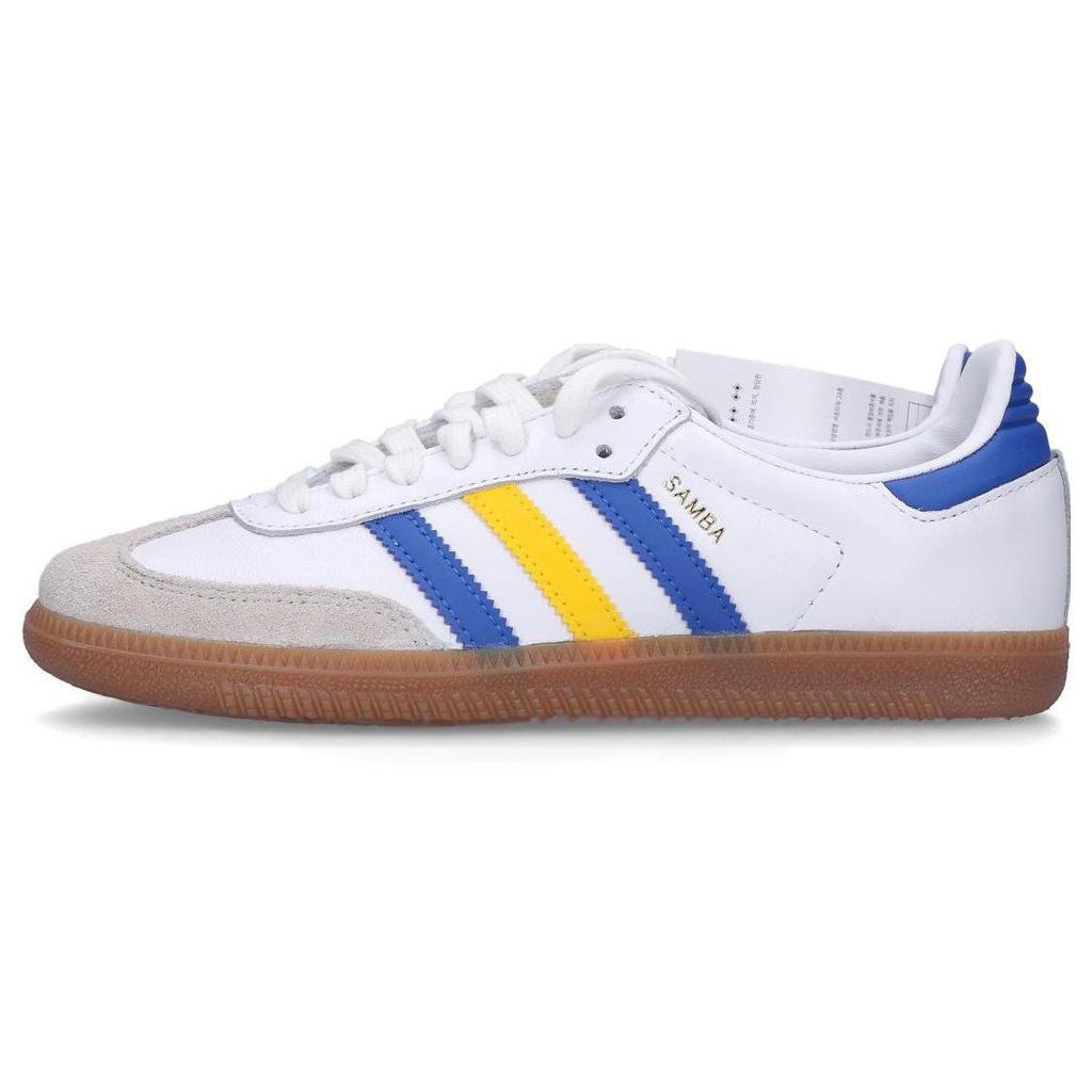 adidas Кроссовки Samba Team Leeds United FC Унисекс Белая Обувь-Бело-Синий IG0654
