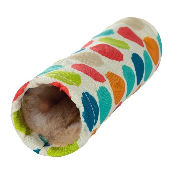 Tunnel de détente Fizi rembourré 6 x 25 cm pour rongeurs