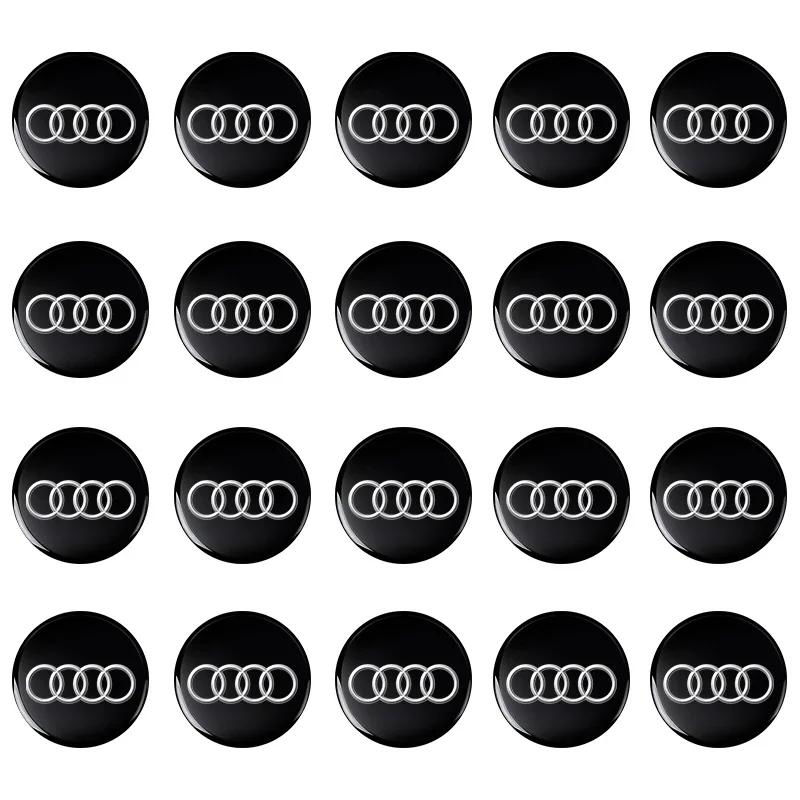 2026 Auto Remote Key Emblem Sticker Car Decals Styling Accessories For AQ3 Q5 Q3 Q2 Q7 A3 B5 B6 B7 B8 B9 8P 8V 8L A5 A4 C6 C5 C7 4F