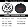 VW Polo Golf 4 5 Valve Stems Caps 4Pcs Volkswagen Wheel Center Cap Car Hub Cover Accessories For VW GTI Polo Golf Passat Tiguan Arteon Touareg Ta zs6