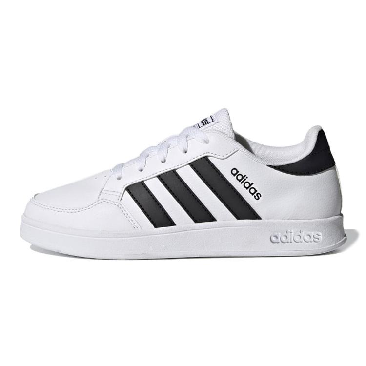 adidas Neo Breaknet Нескользящие Устойчивые к истиранию Низкие Кеды для скейтборда Белые Детские FY9506