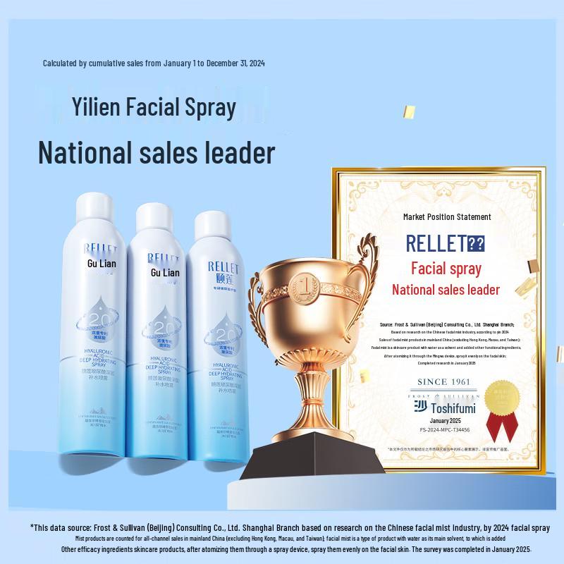 RELLET Deep Hydrating Hyaluronic Acid Facial Spray 300ml