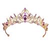 Baroque Bride Tiaras Crystal Diadem Headwear Trendy Queen Princess Crown  Hair Accessories