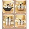Visible Pot Cover Universal Pot Lid New Wok Pan Lid  Kitchen Accessories