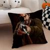 TTommy Miller Cushion Cover Throw Pillow Cover Hidden Button Durable Polyester Chair Cushion