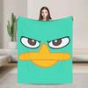 Perry the Platypus Halloween Blanket Soft Winter Bedding Throw for Student Room Sofa Bed Cover Fashionable Durable Bedspread