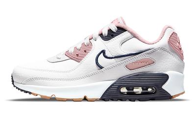 Air Max 90 Leather SE 'White Pink Glaze' GS DB0472-100