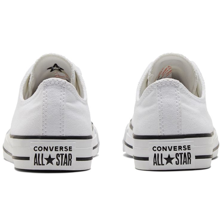 Converse Chuck Taylor All Star Color Block Star Low Top Canvas Shoes Unisex Sneakers White Black A02579C