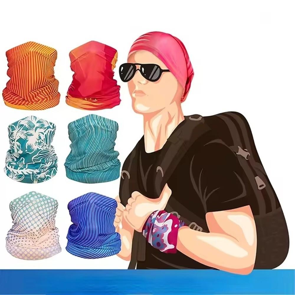 Ice Silk Bike Mask Sun UV Protection Mountaineering Scarf Multifunctional Motorcycle Scarf Unisex