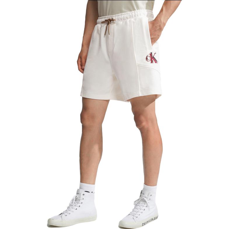 CALVIN KLEIN Casual Shorts Men's Ecru J323189YBH