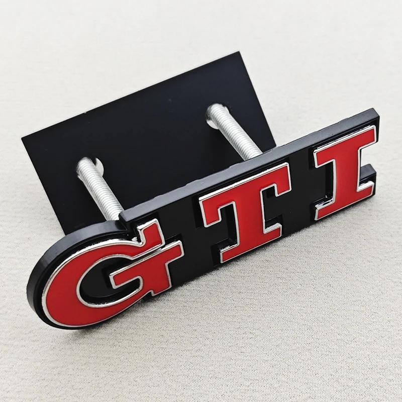 Golf 3 4 MK3 MK4 2026 Hot For VW VOLKSWAGEN 3D Metal Logo GTI Car Front Grille Badge Emblem For Volkswagen Polo Typ 9N3 6R AW Go