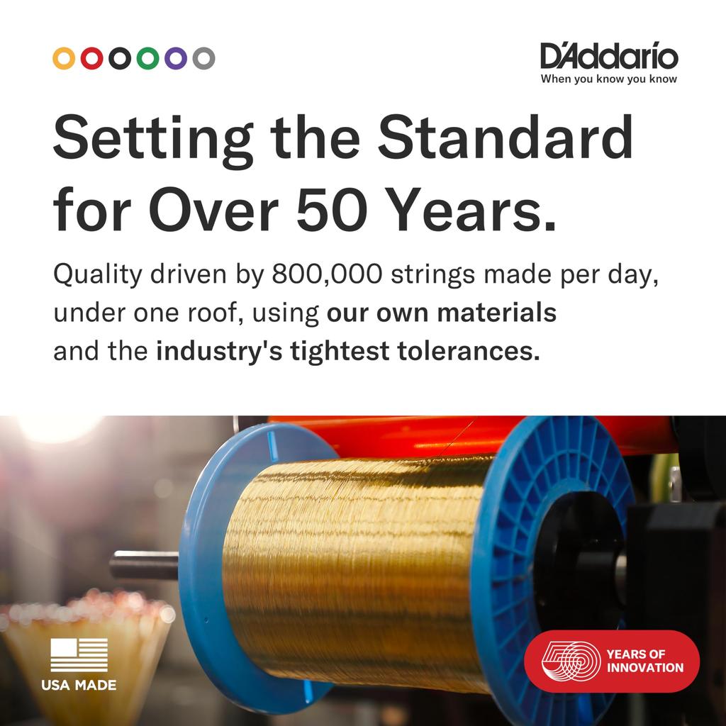 Бронзовые струны для акустической гитары D'Addario Custom, 80/20 Light, .011-.052, EJ13-3D, 3 комплекта