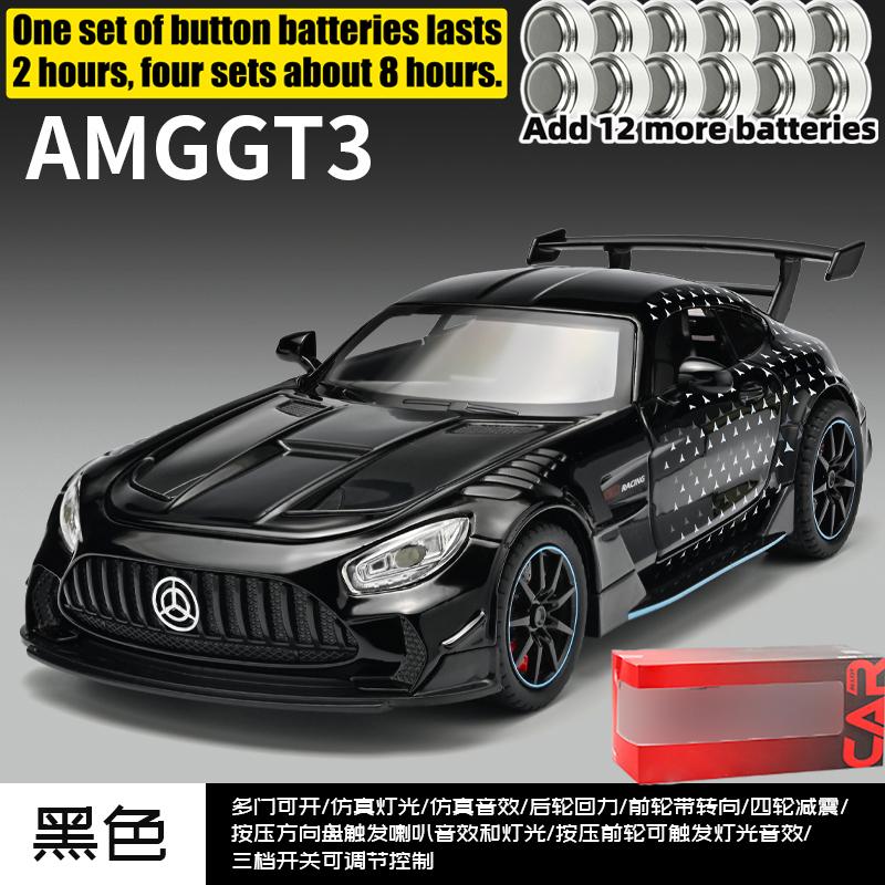 1:22 Mercedes Benz AMG GT3 Автомобиль для кольцевых гонок на выносливость Металлический литой модель автомобиля Симулятор Транспортное средство Домашние модные украшения